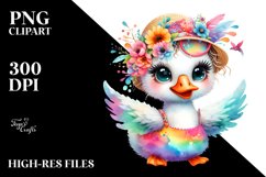 Colorful Baby Swan Dressed for Summer Product Image 1