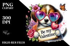 Detailed Puppy with Sunglasses PNG Product Image 2