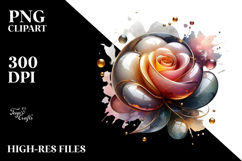 Glossy Rose PNG Product Image 2