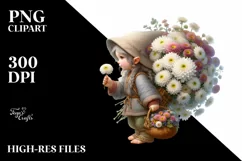 Detailed Digital Painting of a Small Gnome Caring a Large Product Image 1