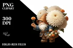 Detailed Digital Painting of a Small Gnome Caring a Large Product Image 1
