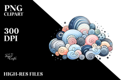 Whimsical Cloud, PNG Product Image 2