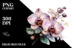 Orchid Floral Artwork Product Image 2