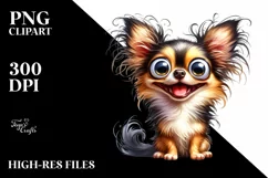 Funny Chihuahua with Popping Eyes | Sublimation | Clipart Product Image 3