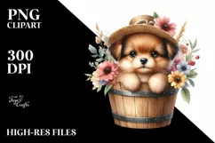 Cute Baby Dog PNG Product Image 3
