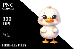 Funny Cute Duck Clipart Product Image 2
