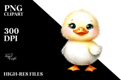Funny Cute Duck Clipart Product Image 2