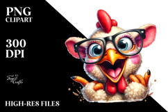 Funny Rooster Lamb es | Sublimation | Clipart Product Image 2