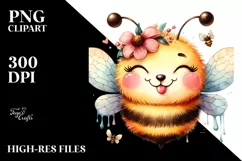 Funny Cute Bee Smiling with the Tongue Out Product Image 3