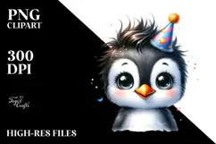 Cute Baby Penguin PNG Product Image 2