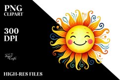 Whimsical Sun PNG Product Image 2