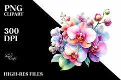 Vibrant Orchid Blossom, Transparent PNG Product Image 1