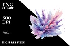 Vibrant Wooden Lavender Stained PNG Product Image 1