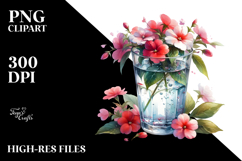 Impatiens Filled | Sublimation | Clipart Product Image 2