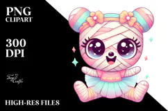 Funny Mummy in a Tutu, Transparent PNG Product Image 2