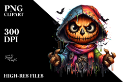 Funny Scarecrow in Spooky Hoodie Product Image 1