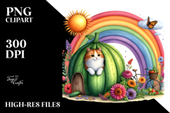Colorful Flowers,Seated Character | Sublimation | Clipart Product Image 2