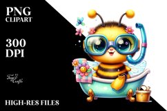 Baby Bee with Snorkel Set, Vibrant PNG Product Image 2