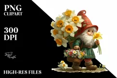 Detailed Digital Painting of a Small Gnome Caring a Large Product Image 1