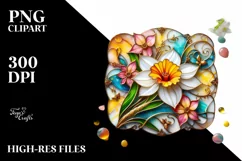 Watercolor Luxury Flower Splash Clipart Product Image 1