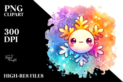 Cute Vibrant Snowflake, Transparent PNG Product Image 2