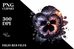 Detailed Shiny Pansy in Marble Splash Product Image 3