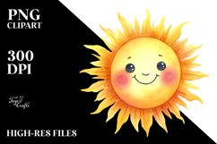 Whimsical Very Simple Sun PNG Product Image 2