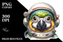 Energetic Baby Macaw with Sunglasses PNG Product Image 2