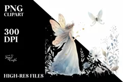 a Whimsical Fairy, High-Res PNG Product Image 1