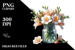 Freesia Sublimation Clipart Product Image 3
