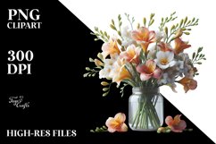 Freesia Sublimation Clipart Product Image 1