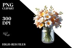 Freesia Sublimation Clipart Product Image 1