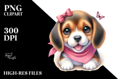 Cute Baby Beagle PNG Product Image 2