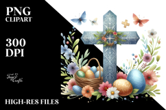 Easter Cross, PNG Product Image 2