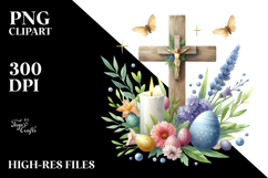 Easter Cross, PNG Product Image 2