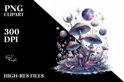 Detailed Glossy Mushroom, Transparent PNG Product Image 1