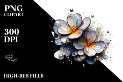 Watercolor Abstract Glossy Primrose|Clipart Product Image 1