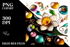 Watercolor Luxury Flower Splash Clipart Product Image 1