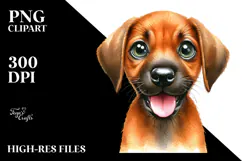 Happy Baby Rhodesian Ridgeback, Transparent PNG Product Image 2