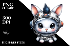 Energetic Baby Bunny PNG Product Image 2