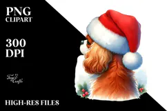 Cavalier King Christmas, Transparent PNG Product Image 2