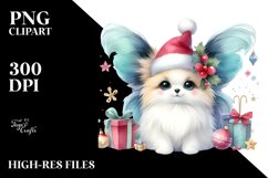 Pastel Christmas Papillon, Transparent PNG Product Image 1