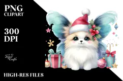 Pastel Christmas Papillon, Transparent PNG Product Image 2
