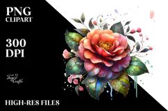 Camellia Made of , Transparent PNG Product Image 2