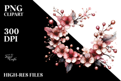 Glossy Cherry Blossom, PNG Product Image 2