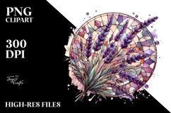 Watercolor Stained Lavender Product Image 1