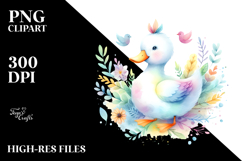 Whimsical Duck | Clipart Product Image 2