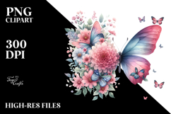 Monkey made of Flowers,Transparent PNG Product Image 2