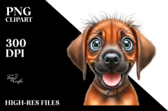 Happy Rhodesian Ridgeback, Transparent PNG Product Image 2