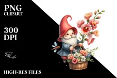 Gnome with Big Hat, Cute PNG Product Image 2